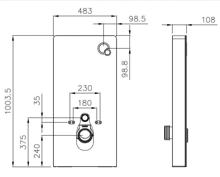 Specialerbjudande på bidé basic 1102 ekonomipaket 6