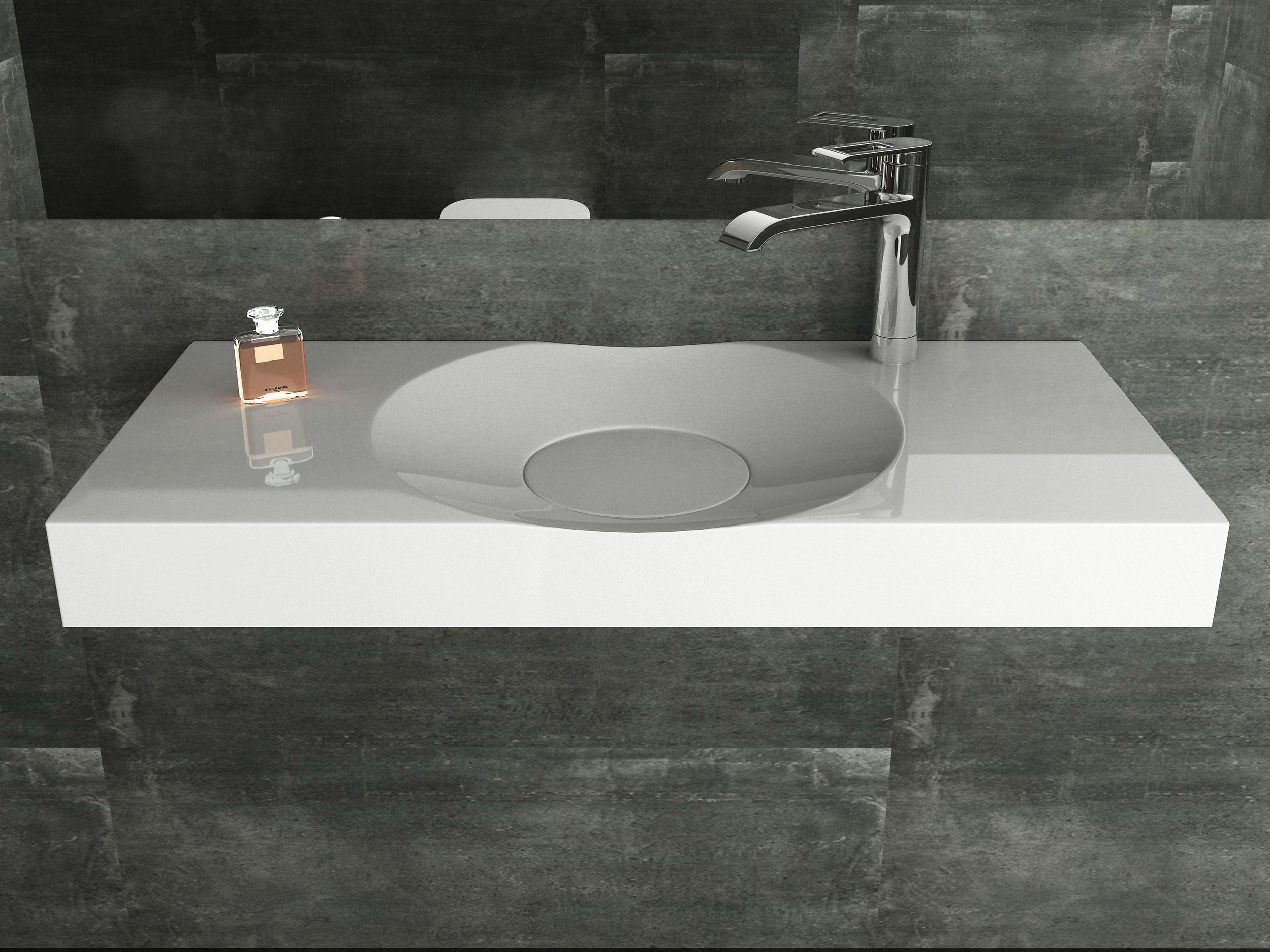 Design bänkskiva / Vägghängt handfat BS6059